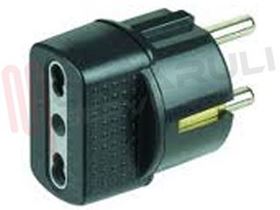 Visualizza i dettagli per ADATTATORE SCHUKO 1 PRESA BIVALENTE 16A GRIGIO Immagine di ADATTATORE SCHUKO 1 PRESA BIVALENTE 16A GRIGIO