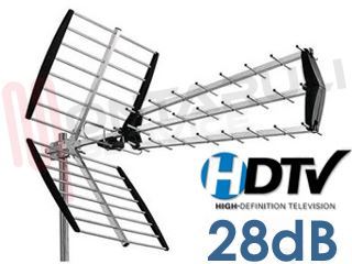 Immagine di ANTENNA TV UHF+DDT DIGITALE SHD45E 28DB STARK