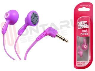 Immagine di CUFFIA AURICOLARE STEREO PINK JACK 3,5MM