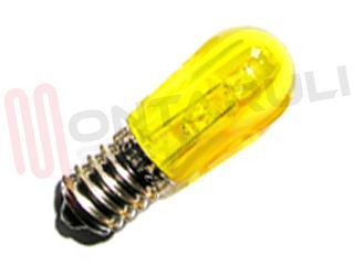 Immagine di LAMPADA LUMINARIA LED E14 0,22W C.C. GIALLO 14V