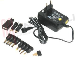 Immagine di ALIMENTATORE SWITCHIHG 1500MA 8 SPINOTTI + 3 USB UNIVERSALE