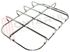 Immagine di GRIGLIA 2 FUOCHI FILO 340X225MM. STAR
