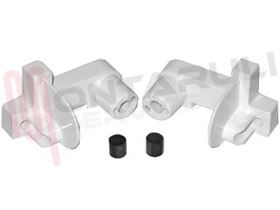 Visualizza i dettagli per SUPPORTO CERNIERA DX+SX COPERCHIO P/C BIANCO Immagine di SUPPORTO CERNIERA DX+SX COPERCHIO P/C BIANCO