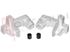 Immagine di SUPPORTO CERNIERA DX+SX COPERCHIO P/C BIANCO