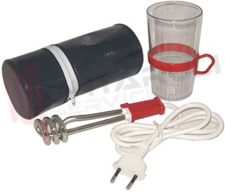 Immagine di SCALDA ACQUA AD IMMERSIONE COMPLETO DI BICCHIERE 230V 350W