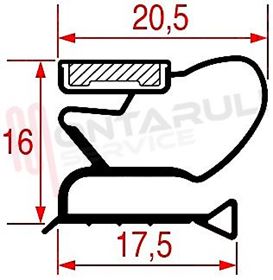 Visualizza i dettagli per GUARNIZIONE MAGNETICA GRIGIA A METRO (2MT.) SEZ.2007 Immagine di GUARNIZIONE MAGNETICA GRIGIA A METRO (2MT.) SEZ.2007