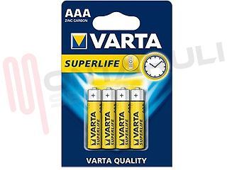 Immagine di BATTERIA 1,5V LR03 4X SUPERLIFE AAA VARTA