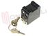 Immagine di INTERRUTTORE BIPOLARE 10A CON CHIAVE BIANCO SERIE MAGIC