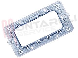 Immagine di SUPPORTO 4 POSTI TRASPARENTE SERIE MAGIC TT MATIX