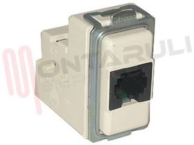 Visualizza i dettagli per PRESA TELEFONICA ISDN A 2 COPPIE PLUG 4/4 SERIE MAGIC Immagine di PRESA TELEFONICA ISDN A 2 COPPIE PLUG 4/4 SERIE MAGIC