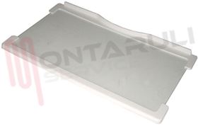 Visualizza i dettagli per RIPIANO IN VETRO CON BORDI IN PLASTICA BIANCO Immagine di RIPIANO IN VETRO CON BORDI IN PLASTICA BIANCO