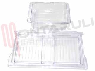 Immagine di RIPIANO IN PLASTICA+VACHETTA TRASPARENTE
