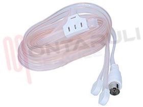 Visualizza i dettagli per CAVO ANTENNA FM 75 OHM TRASPARENTE Immagine di CAVO ANTENNA FM 75 OHM TRASPARENTE