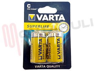 Immagine di BATTERIA 1,5V LR14 ZINCO CARBONE MEZZATORCIA BL.2PEZZI