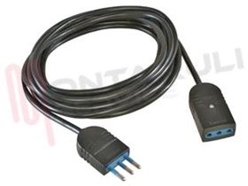 Visualizza i dettagli per PROLUNGA LINEARE 3X0,75MMQ 10A MT.3 NERA Immagine di PROLUNGA LINEARE 3X0,75MMQ 10A MT.3 NERA