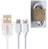 Immagine di CAVO USB A USB MAS-MAS MICRO 1MT BIANCO 8PIN APPLE - ANDROID