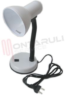 Immagine di LAMPADA TAVOLO E27 40W ORIENTABILE BIANCA