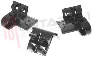 Immagine di BLOCCHETTO SUPPORTO COPERCHIO KIT SX+DX+CENTRALE NERO