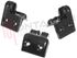 Immagine di BLOCCHETTO SUPPORTO COPERCHIO KIT SX+DX+CENTRALE NERO