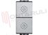 Immagine di PULSANTE DOPPIO 1P 16A GRIGIO SERIE LIGHT TECH
