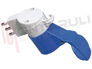 Immagine di ADATTATORE CIV. DA SPINA 2X16A+T A PRESA CEE 2P+T 16A