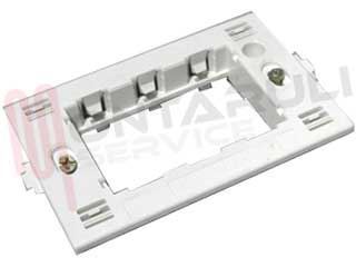 Immagine di SUPPORTO 3 POSTI BIANCO SERIE LIGHT