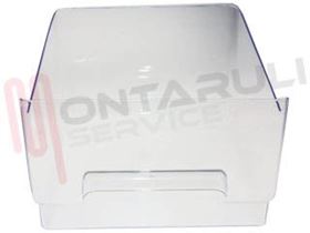 Visualizza i dettagli per CASSETTO VERDURA TRASPARENTE 260X310X150/179MM. Immagine di CASSETTO VERDURA TRASPARENTE 260X310X150/179MM.