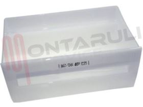 Visualizza i dettagli per CASSETTO VERDURA BIANCO 460X305X180MM. Immagine di CASSETTO VERDURA BIANCO 460X305X180MM.