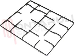 Immagine di GRIGLIA 3 FUOCHI PIATTINA 365X430MM. PER FORNELLO 330