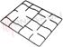 Immagine di GRIGLIA 3 FUOCHI PIATTINA 365X430MM. PER FORNELLO 330