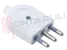 Visualizza i dettagli per SPINA VOLANTE 2P+T 16A BIANCA IMQ Immagine di SPINA VOLANTE 2P+T 16A BIANCA IMQ