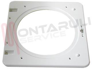 Immagine di CORNICE OBLO' POSTERIORE QUADRATA BIANCA