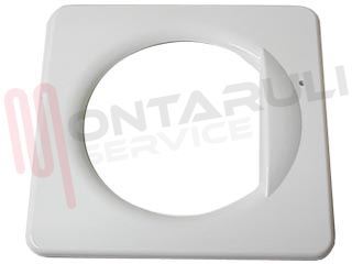 Immagine di CORNICE OBLO' ANTERIORE BIANCA QUADRA CON FORO