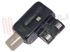 Immagine di SPINA SICUREZZA IRREVERSIBILE 2P+T 20A 250V NERA MAGIC