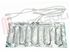 Immagine di RESISTENZA SBRINAMENTO 24W 220V FASTON NOFROST