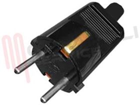 Visualizza i dettagli per SPINA SCHUKO VOLANTE 16A NERA Immagine di SPINA SCHUKO VOLANTE 16A NERA