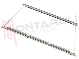 Immagine di RIPIANO IN VETRO CON BORDI IN PLASTICA BIANCO FREZER