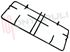 Immagine di GRIGLIA 2 FUOCHI PIATTINA 458X218MM. FRANKE