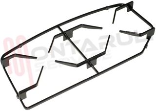 Immagine di GRIGLIA 2 FUOCHI PIATTINA 440X218/145MM. DESTRA NARDI