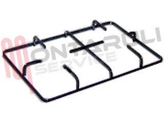 Immagine di GRIGLIA 2 FUOCHI PIATTINA 375X245X40MM. PER FORNELLO 200GP
