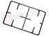 Immagine di GRIGLIA 2 FUOCHI PIATTINA 375X245X40MM. PER FORNELLO 200GP