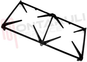 Visualizza i dettagli per GRIGLIA 2 FUOCHI GHISA 408X217MM. SMEG Immagine di GRIGLIA 2 FUOCHI GHISA 408X217MM. SMEG