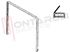 Immagine di GUARNIZIONE PORTA FORNO 3 LATI 430X360MM. 2G+2L