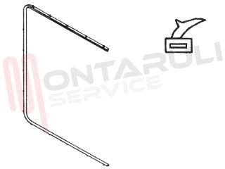 Immagine di GUARNIZIONE PORTA FORNO 3 LATI+1 INFERIORE 430X320MM.