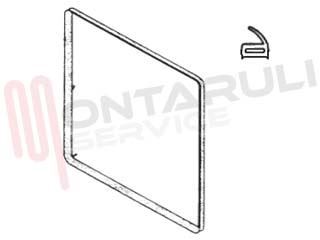Immagine di GUARNIZIONE PORTA FORNO 4 LATI 1470MM. EKA