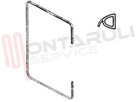 Visualizza i dettagli per GUARNIZIONE PORTA FORNO L=1560 20 MOLLE Immagine di GUARNIZIONE PORTA FORNO L=1560 20 MOLLE