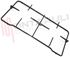 Immagine di GRIGLIA 2 FUOCHI PIATTINA 460X223MM. SMEG