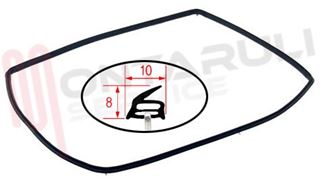 Immagine di GUARNIZIONE PORTA FORNO 4 LATI 410X310MM. 4L+5G