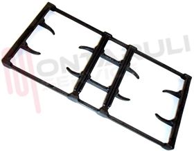 Visualizza i dettagli per GRIGLIA 2 FUOCHI GHISA 400X202MM. ARISTON Immagine di GRIGLIA 2 FUOCHI GHISA 400X202MM. ARISTON