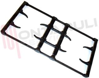 Immagine di GRIGLIA 2 FUOCHI GHISA 400X202MM. ARISTON
